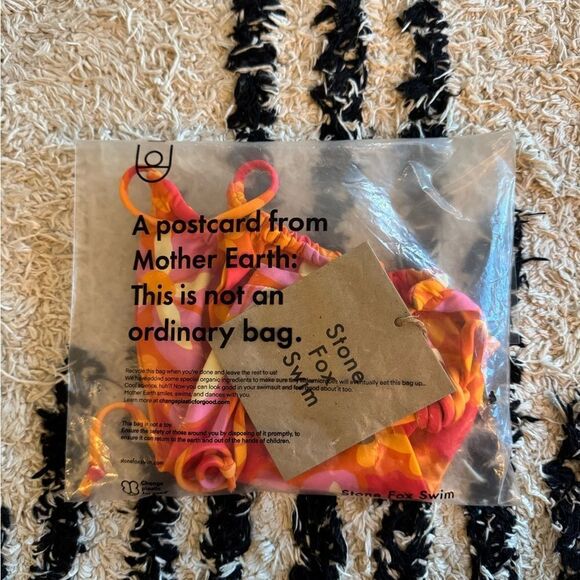 NWT Stone Fox Swim x Revolve River Bottom in Lei Lei Size Medium - Picture 4 of 9